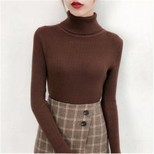将图片加载到图库查看器，Women Sweaters 2020 Autumn Winter Tops Korean Slim Women Pullover Knitted Sweater Jumper Soft Warm Pull Femme
