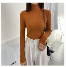 将图片加载到图库查看器，Women Sweaters 2020 Autumn Winter Tops Korean Slim Women Pullover Knitted Sweater Jumper Soft Warm Pull Femme
