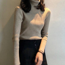 将图片加载到图库查看器，Women Sweaters 2020 Autumn Winter Tops Korean Slim Women Pullover Knitted Sweater Jumper Soft Warm Pull Femme
