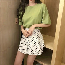 将图片加载到图库查看器，Hirsionsan Basic Cotton T Shirt Women Summer New Oversized Solid Tees 7 Color Casual Loose Tshirt Korean O Neck Female Tops
