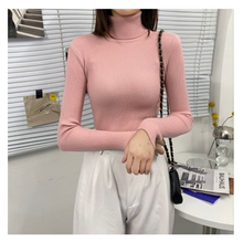将图片加载到图库查看器，Women Sweaters 2020 Autumn Winter Tops Korean Slim Women Pullover Knitted Sweater Jumper Soft Warm Pull Femme
